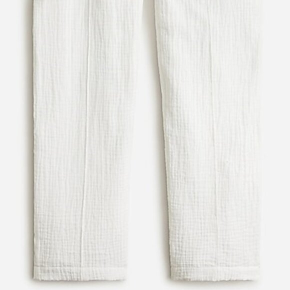 J.Crew NWT White Gauze Seaside Pant size S - Picture 4 of 7